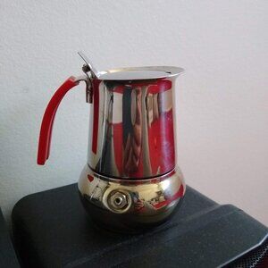vintage Guido Bergna stove top moka coffee pot maker NWOT